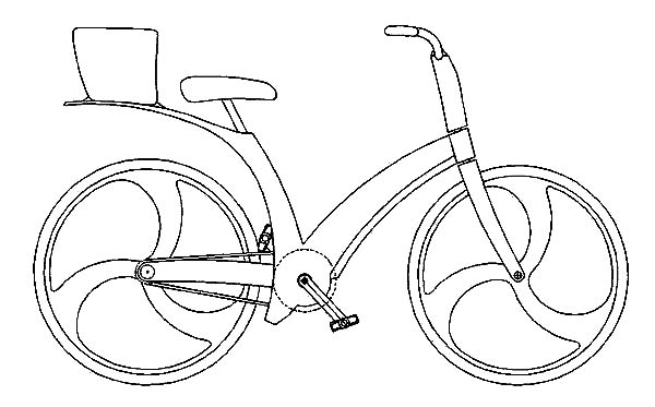 Bicicletta da passeggio bioecologica